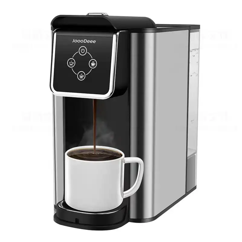 

Single Serve 3 in 1 Coffee Brewer Coffee Maker with 50 oz. Reservoir, K-Cup Pods Compatible & Ground Coffee Tea Pods, Touch-Scre