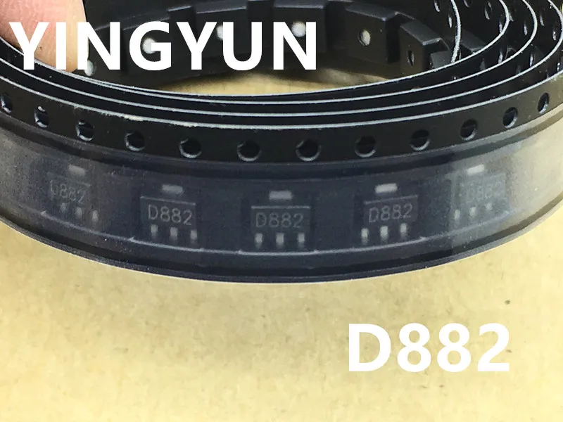 

20 шт./лот 2SD882 D882 SMD транзистор 2A Высокоточный транзистор SOT89 новый оригинальный