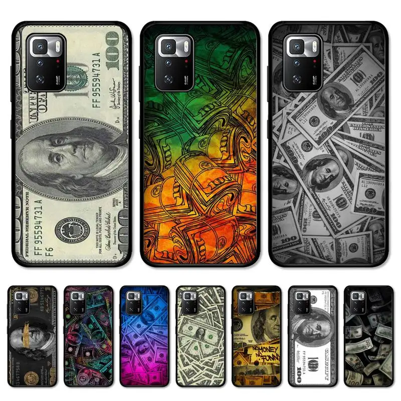 

US dollar Phone Case for Redmi 5 6 7 8 9 A 5plus K20 4X S2 GO 6 K30 pro