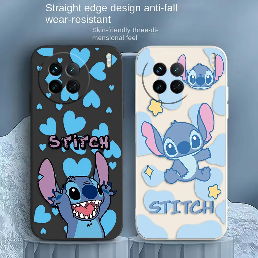 

Cartoon Lilo & Stitch Phone Case For VIVO X21I X21S X23 X27 X30 X50 X60 X70 X80 X90 5G PRO PLUS Colour Liquid Case Funda Shell