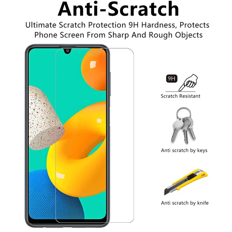 Защитное закаленное стекло для samsung galaxy m32 4g 5g защита экрана на galaxym32 m 32 пленка