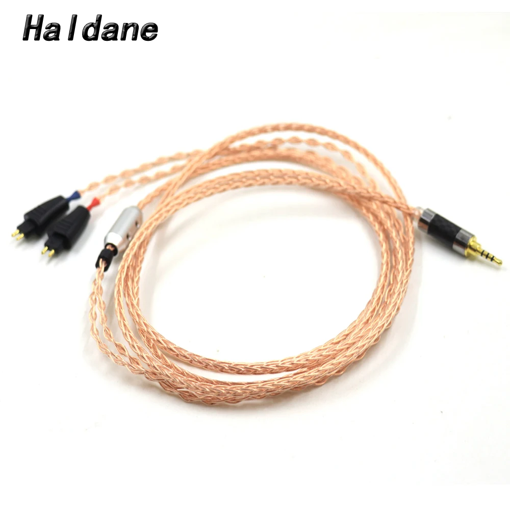 Haldane HIFI 7N Single Crystal Pure Copper Headphone Upgrade Cable Cord For FOSTEX TH900 MKII MK2 TH909 TR-X00 TH600 TH610