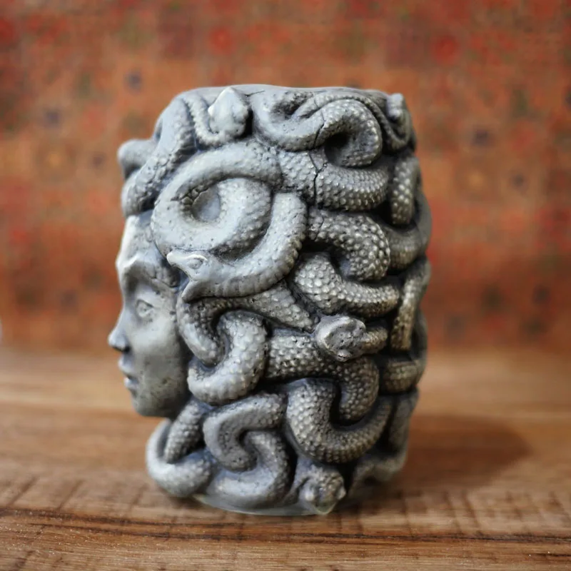 Силиконовые глиняные формы для женщин змеиная королева Медуза горшок