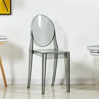 nordic creative acrylic transparent chair crystal chair fashion hotel plastic dining chair creative makeup chair