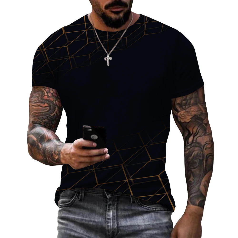 

2022 Newest Hot Sale Glare Graphics Chip 3D Printed Men T-shirt Unisex Summer Fashion Tees Casual Oversized T Shirts