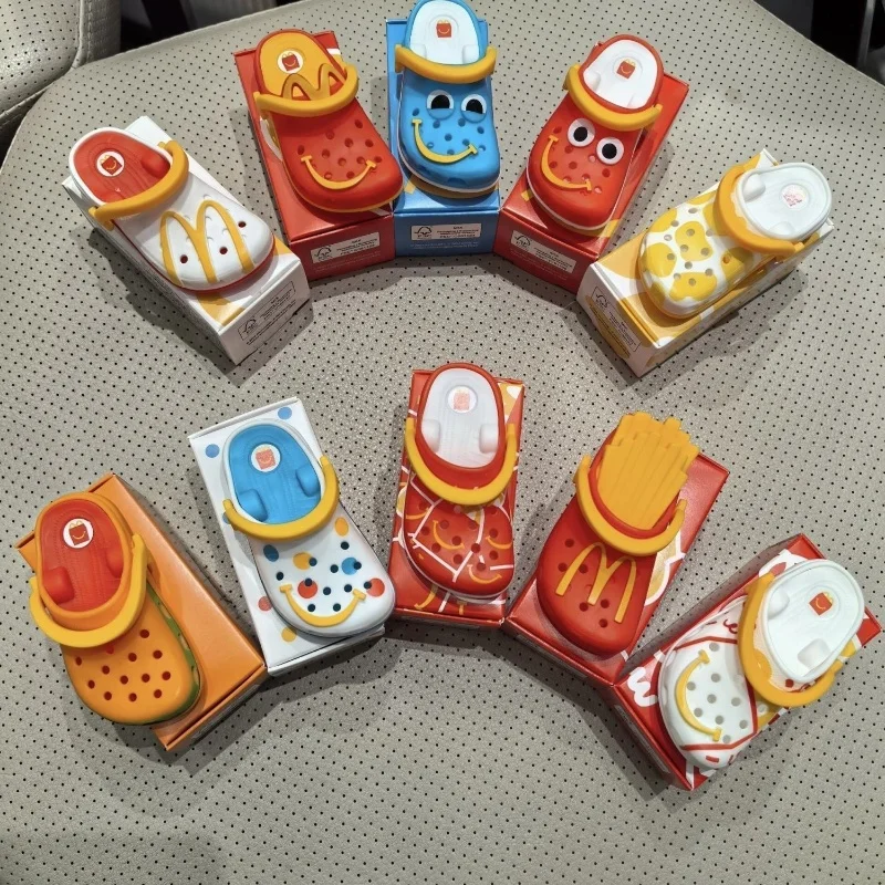 Мини-тапочки Mcdonald's 2024 брелок счастливой едой игрушки фигурка коллекционная