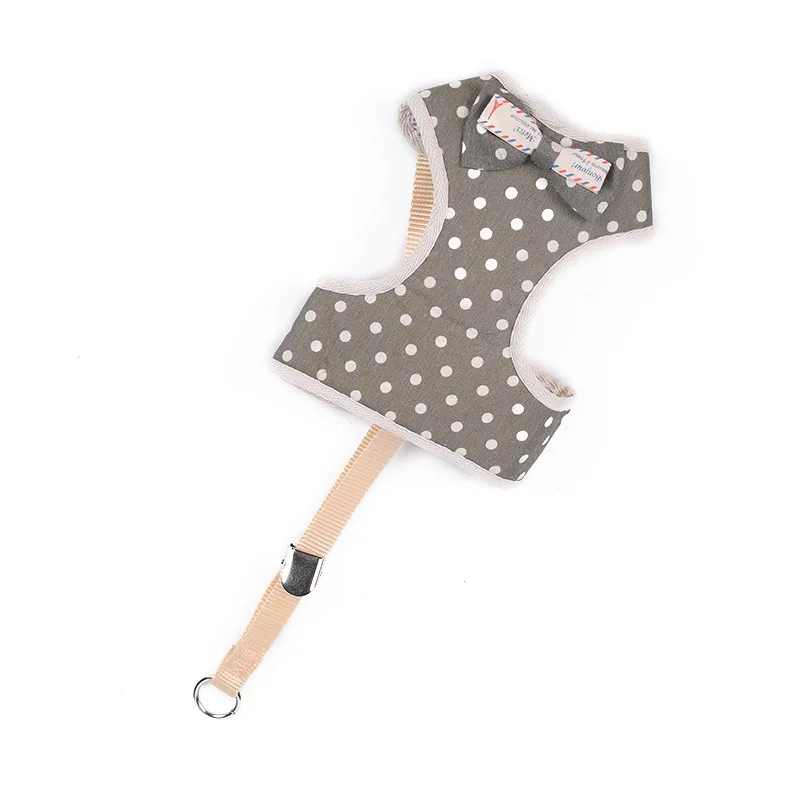 

Korean version bow tie pet strap vest type cat dog traction rope