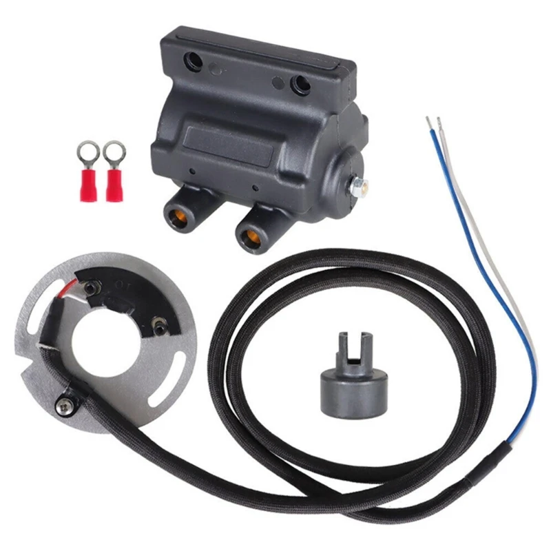 

Compatible For Big Twin DC7-1 DSK6-1 Points Double Fire Twin Power Ignition & Coil Durable Motorcycles Car Accessories