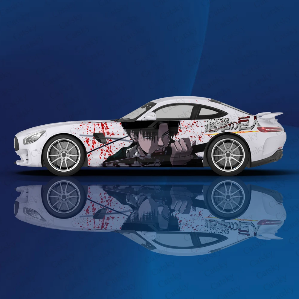 

Attack on Titan car stickers car stickers side graphic pattern color modificarion side decals anime car stickers decals