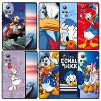 disney cartoon donald duck for huawei honor x30 x20 x8 x7 60 50 se pro 10x 10i 10 lite 9a 9c ru 9x 8x 8a black phone case