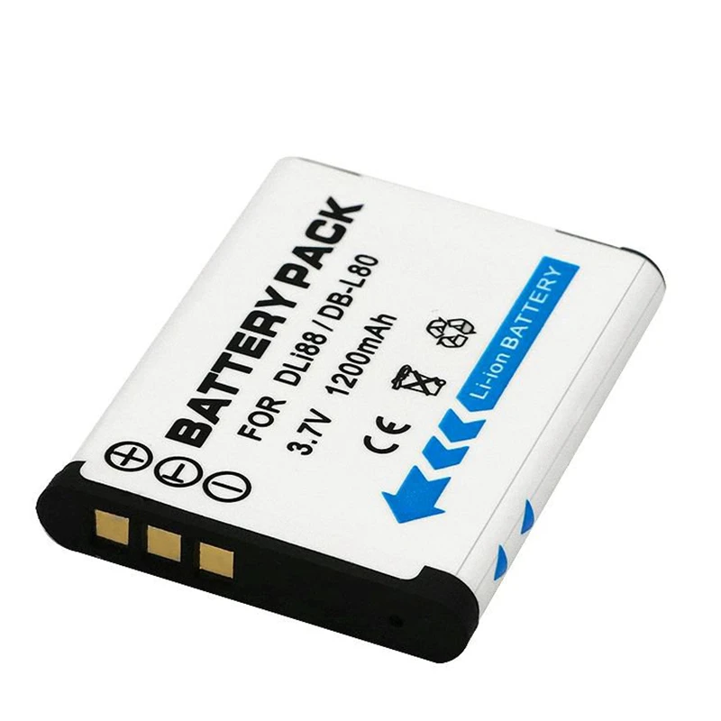 Литиевый аккумулятор DB-L80 DLI88 P70 P80 WS80 X70 W90 H90