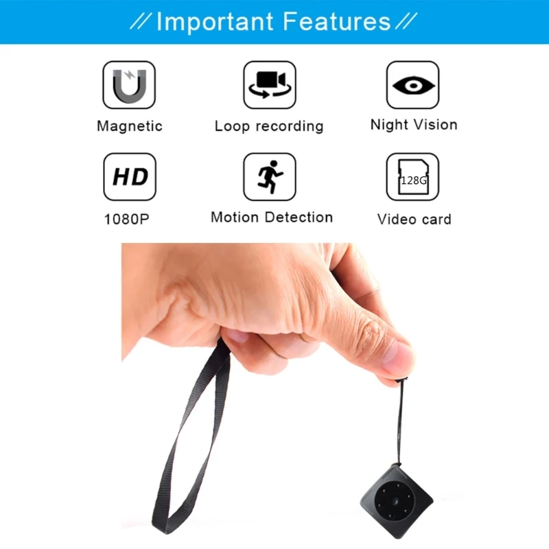 

Mini Camera 1080P Sensor Night for VISION Camcorder Motion DVR Micro Camera Sport Video Small Magnetic Suction Camera