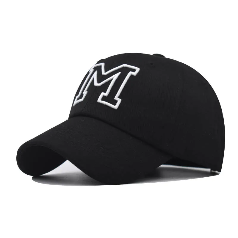 

Baseball Cap Snapback Hat Sun Hat Spring Summer Autumn Baseball Cap M Letter Cap Hip Hop Fitted Cap Hats for Men Women