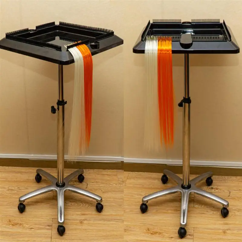 Hair Salon Instrument Tray W/Accessory Caddy Multi-purposeTray Station Adjustable Height Trolley Beauty Tool | Красота и здоровье