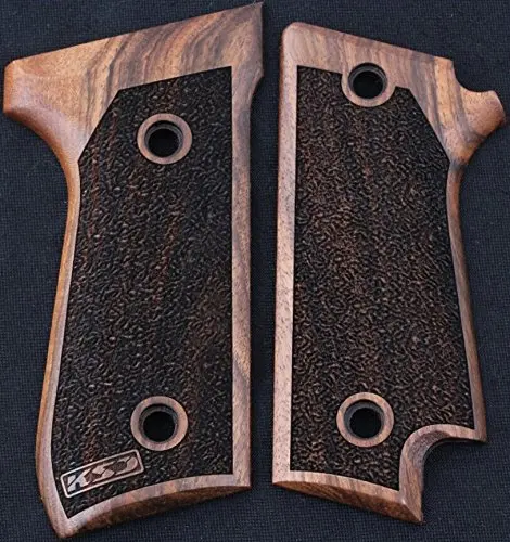 

Ksd Beretta 92 S Model Compatible Walnut Grip for Replacement (with Safety Lever Recess)