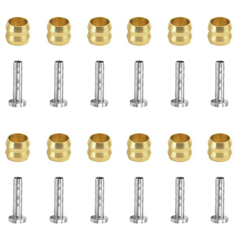 

12 Pcs Hydraulic Disc Brake Hose Connector Olive Insert Bicycle Disc Brake Connector For Shimano Bh90