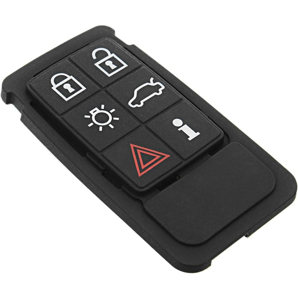 

Soft Rubber Remote Car Key Fob Pad for Volvo XC60 XC70 V70 S60 S80 Ideal for Restoring Your Key's Functionality