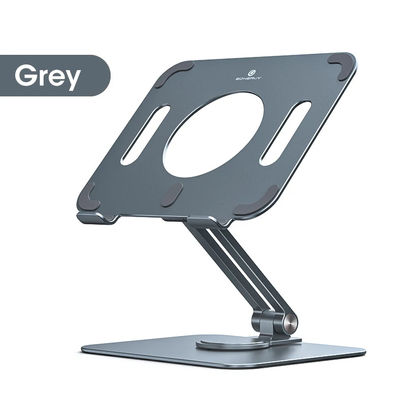 

Aluminum Alloy Adjustable Laptop Stand Folding Portable for Notebook MacBook Computer Bracket Lifting Cooling Holder Non-slip