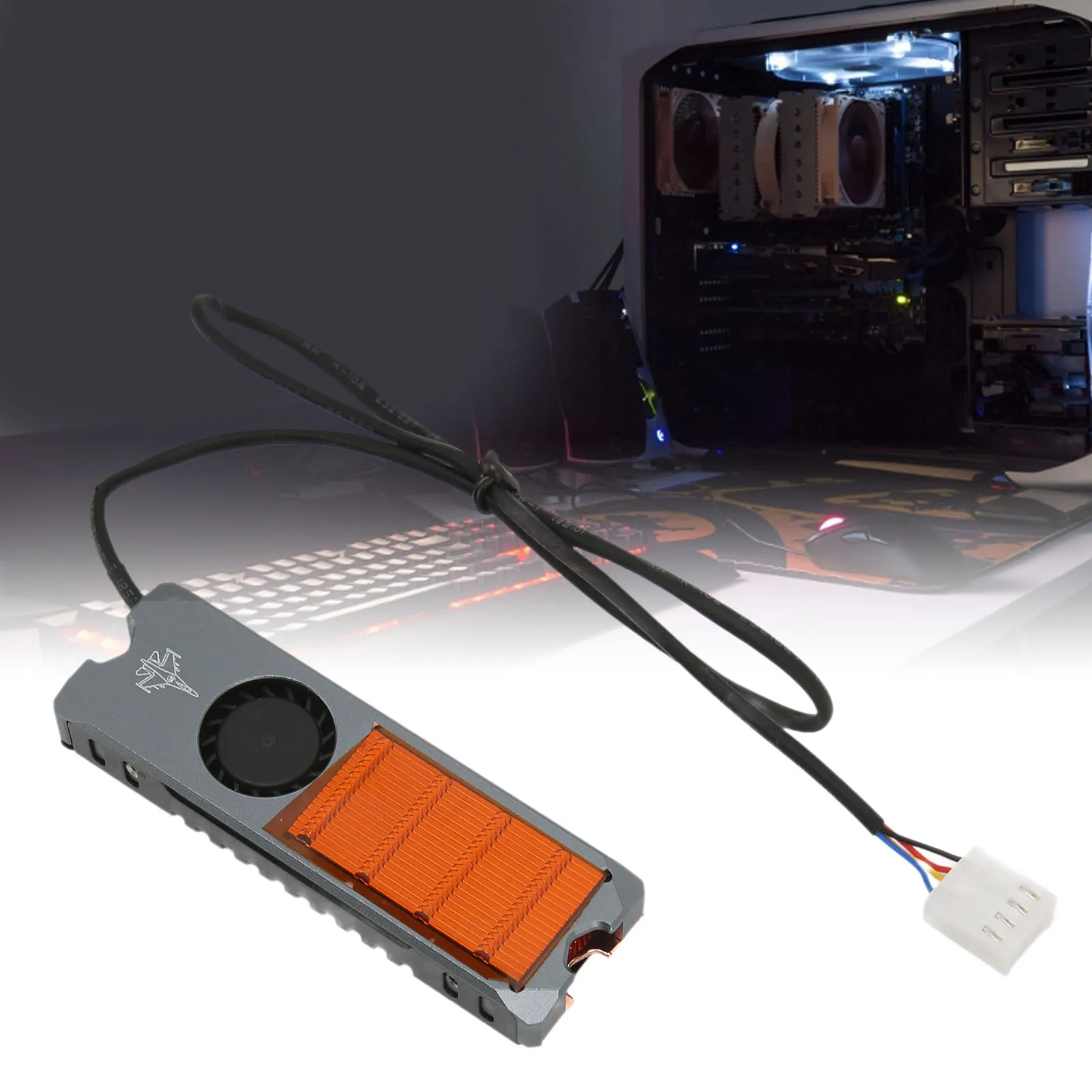 M.2 SSD Радиатор Хорошее быстрое рассеивание тепла Автоматическая регулировка 15