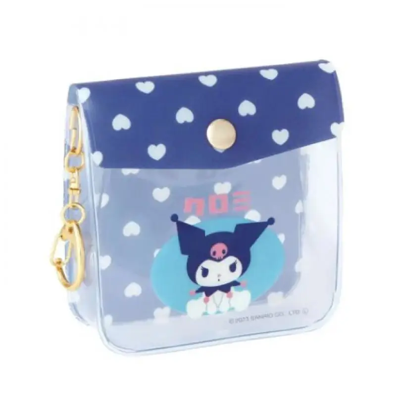 

Hello Kittys My Melody Kuromi Cinnamoroll Sanrioed Series Kawaii Мультфильм Аниме Прозрачная ПВХ косметичка милая сумка для хранения