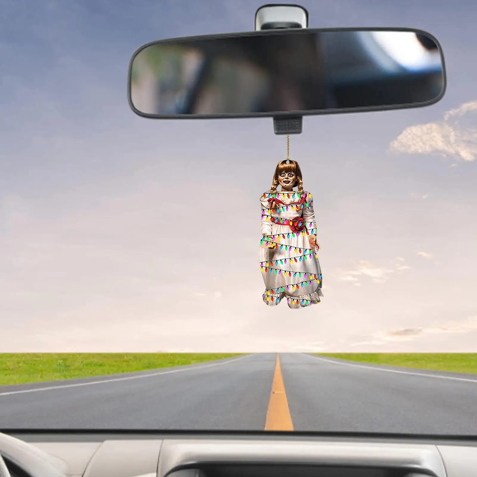 

Мини-украшение на Хэллоуин и Рождество-украшения для рождественской елки, ручка-кошмар для куклы