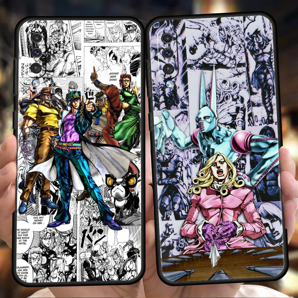 

JoJos Bizarre Adventure Phone Case for Samsung Galaxy A12 A22 A10 A20 A30 A40 A42 A50 A52 M12 M22 M31 M33 Shockproof Soft Shell