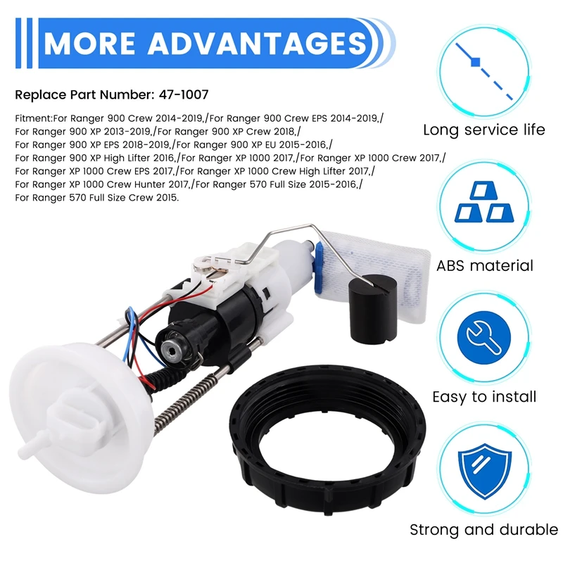 Для Polaris RZR 900 XP 2011 2012 2013 2014 топливный насос с всех шариками в сборе 47-1007