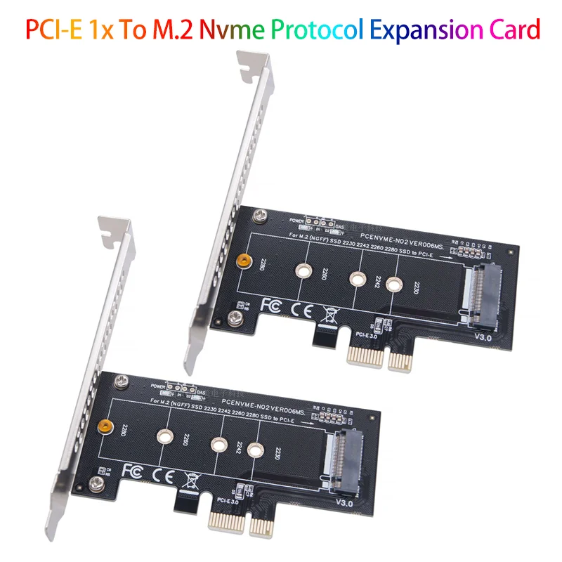 Плата расширения для настольного компьютера M.2 на PCIE X1 M2 жесткий диск NVME протокол