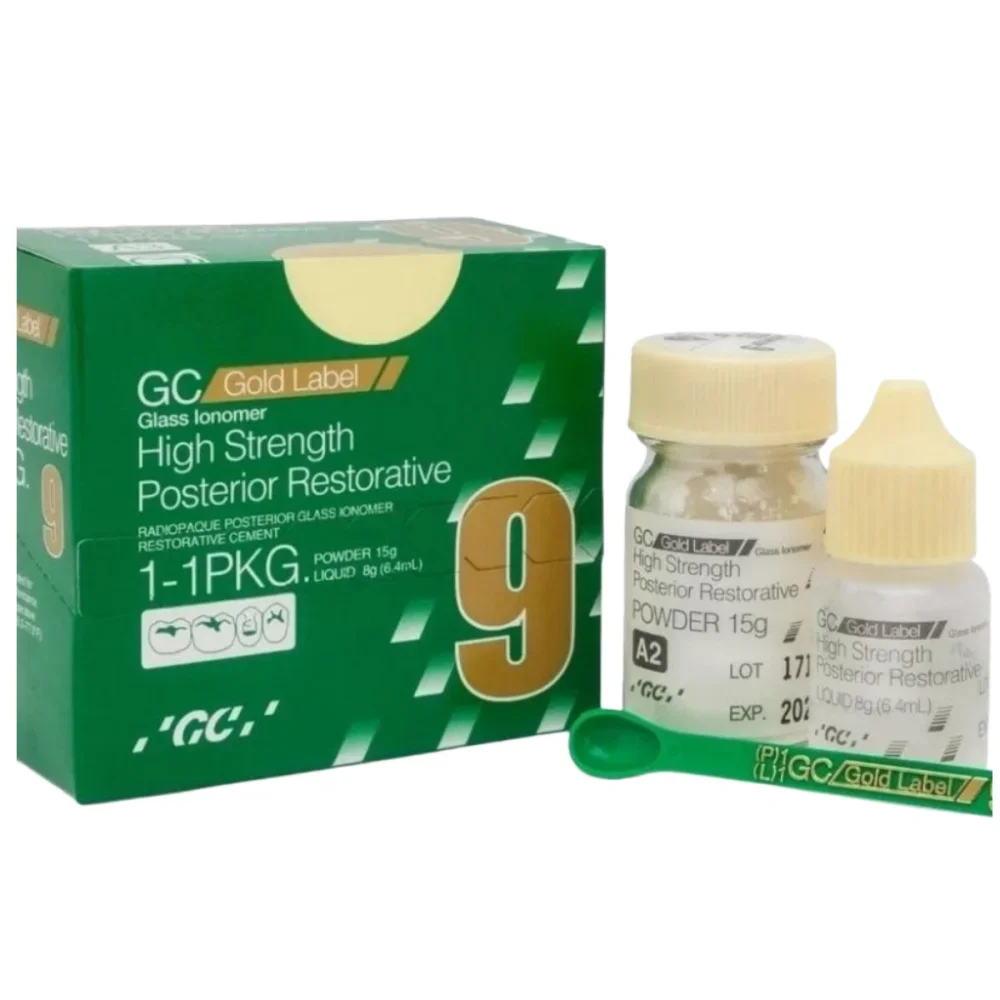 Фото Стоматологический стеклоиономерный цемент GC Fuji 1/9/mini 1, стеклоиономерный водный коллоид для зубных коронок и мостов, постоянный адгезивный клей №5