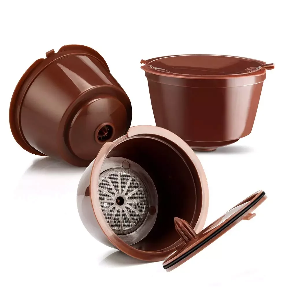 

3 Pieces Reusable Coffee Capsule Filters Plastic Coffee Filter Cups Refillable Reusable Coffee Capsule Cups