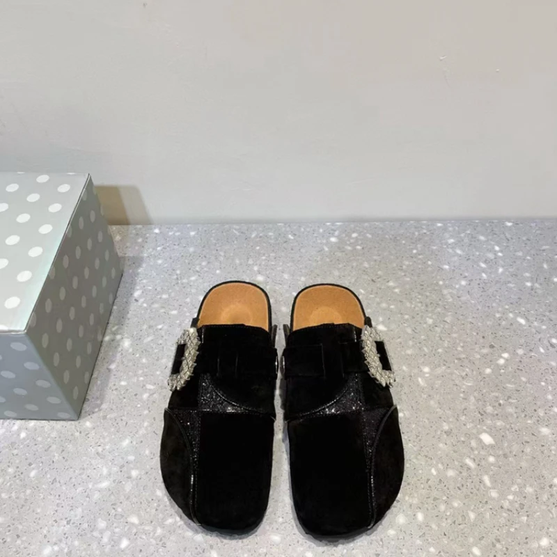 Плоские баотоу со стразами одинаковые цвета вне дома водонепроницаемые