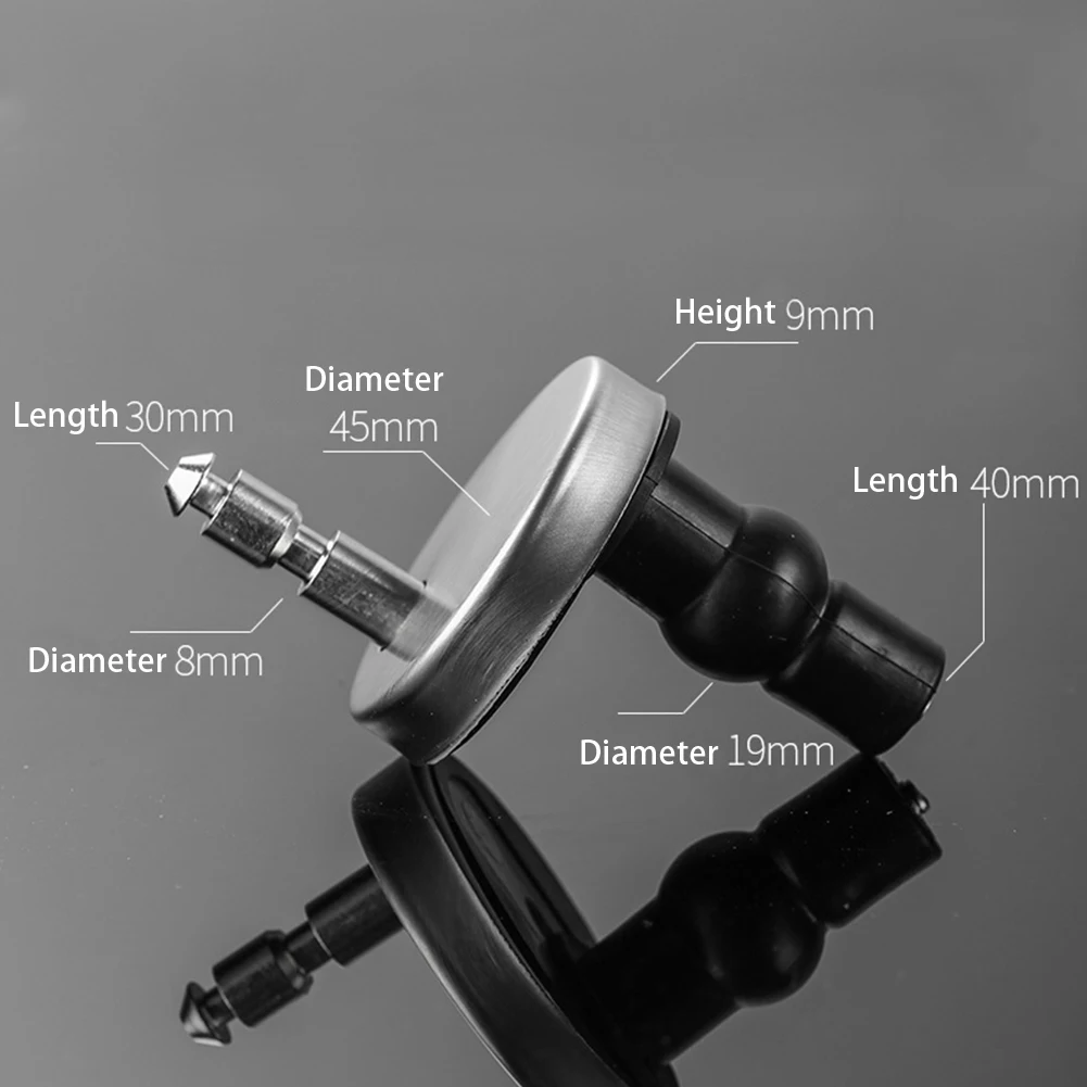 

2*Toilet Seat Hinge Top Close Soft ReleaseQuick Fitting Heavy Duty Hinge Pair Toilet Seat Top Fix Hinge Pack Stainless Steel New