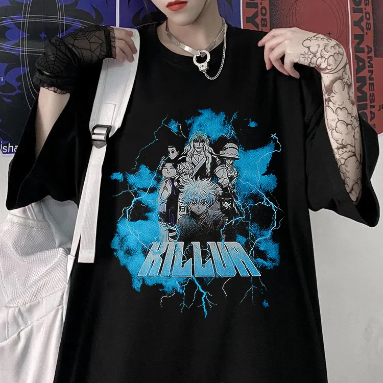 

Anime Hunter X Hunter Women T-Shirt Harajuku Short Sleeve T Shirt Female Fashion Woman Blouses 2022 Streetwear y2k Clothes Tops