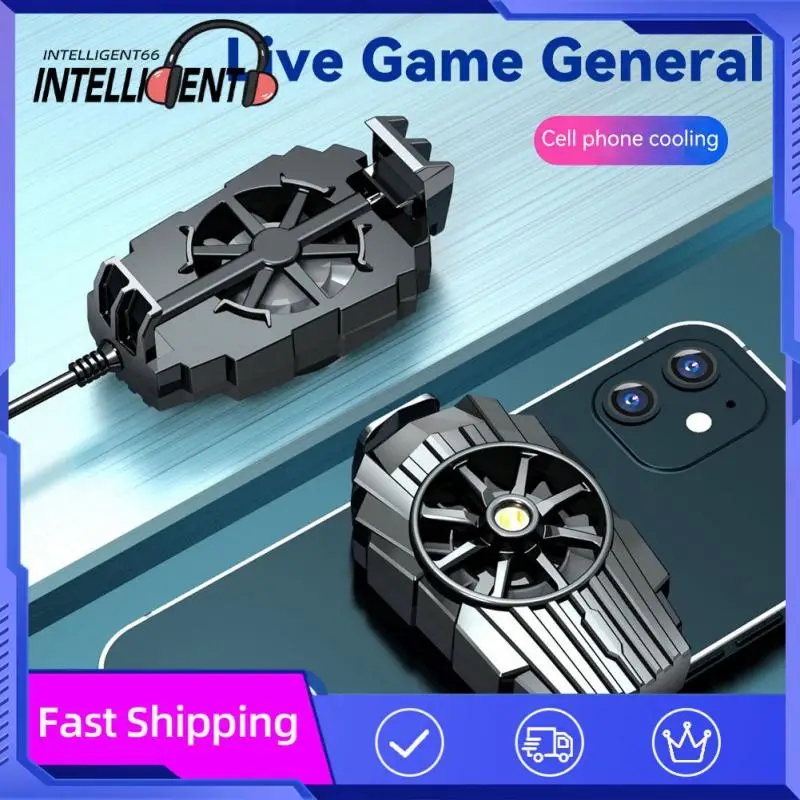 

Back Clip Mobile Phone Cooler Fast Cooling Air-cooled Mobile Phone Radiator Mini Game Cooling Artifact Mobile Gadgets Silent