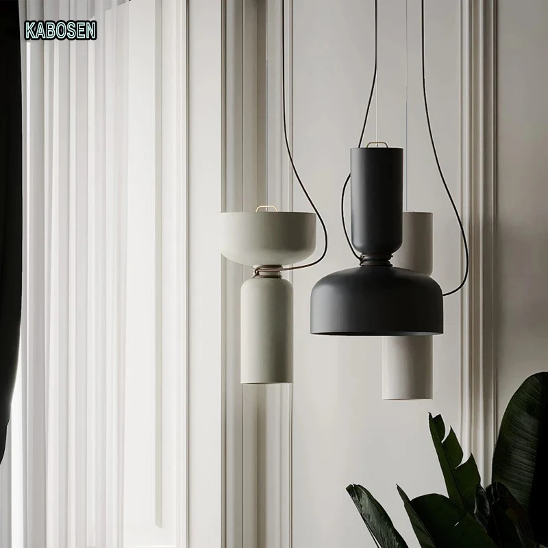 

Modern Danish style restaurant lamp Nordic medieval exhibition hall living room study kitchen bar creative chandelier