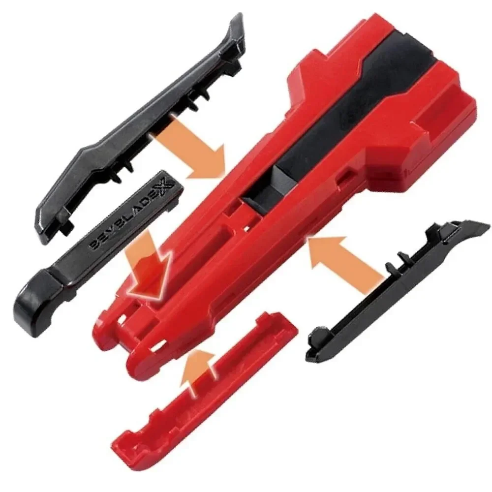 Оригинальный Takara Tomy BEYBLADE X BX-30 аксессуар с ручкой Red Ver.