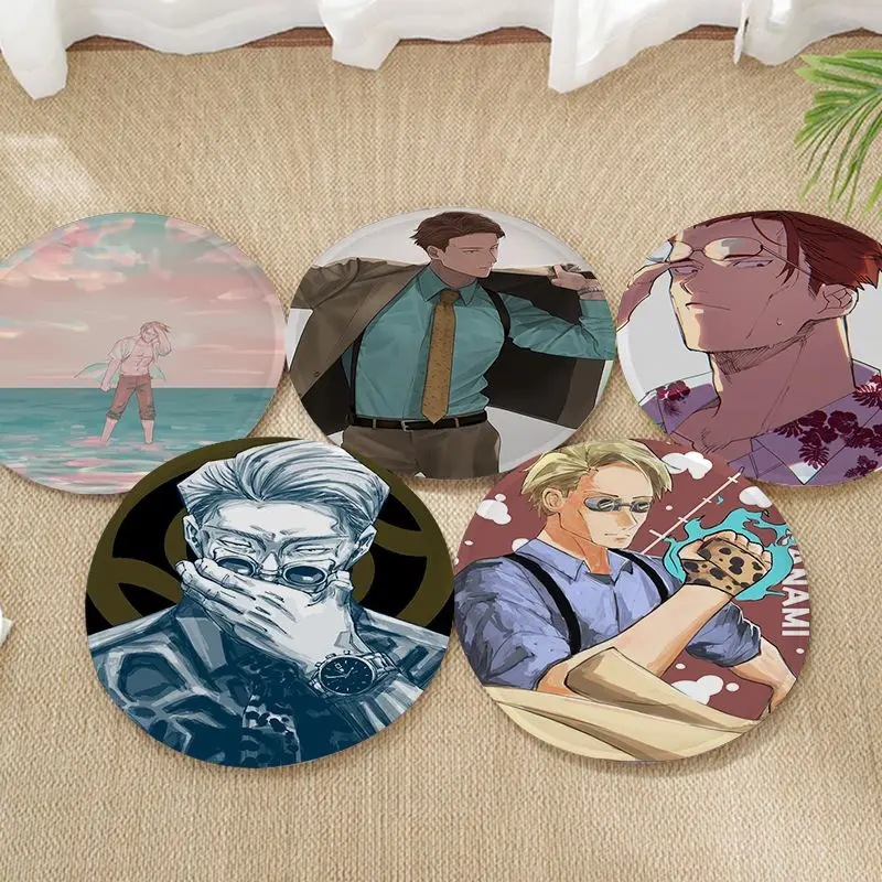 

Kento Nanami Jujutsu Kaisen Decorative Sofa Mat Dining Room Table Chair Cushions Unisex Fashion Anti-slip Sofa Decor Tatami