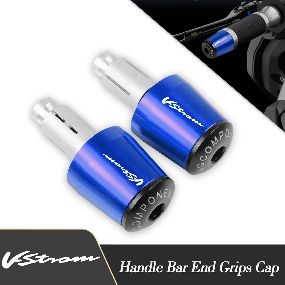 

Motorcycle Handle 7/8"22mm Gear Balanced Plug Slider HandleBar End Grips Cap For SUZUKI V-STROM 2002-2020 Motorcycle Accessories