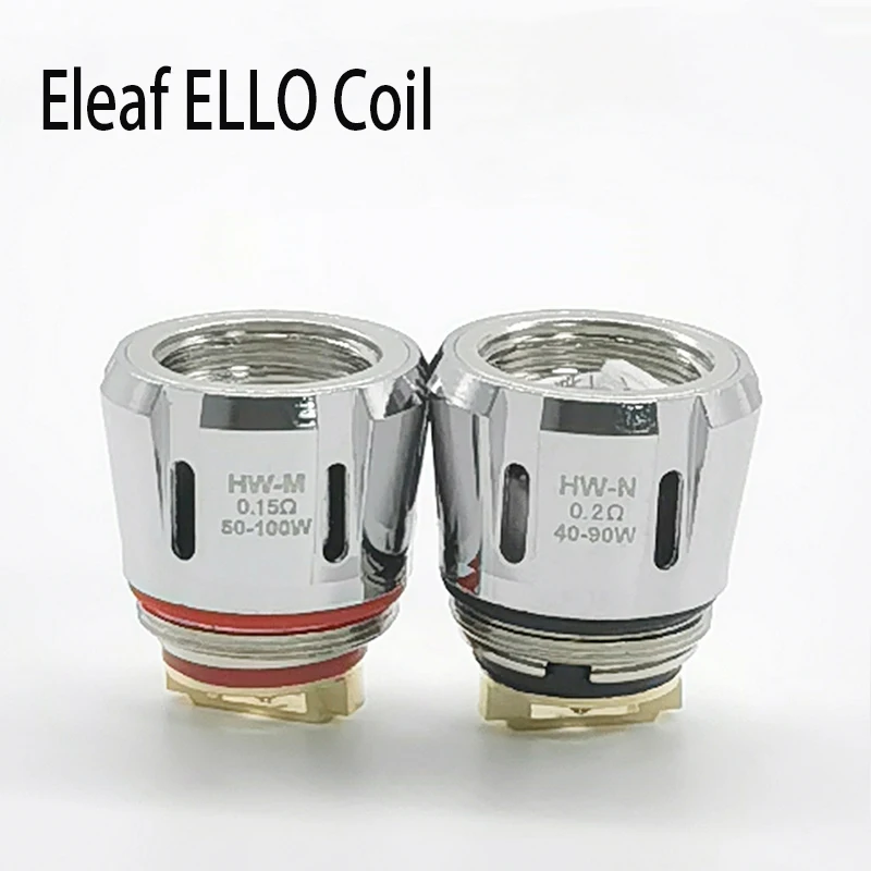 

HW-M 0.15ohm HW-N 0.2ohm Head Replacement Coil Core for Eleaf ELLO Duro , ELLO S /TS/T , ELLO Mini XL