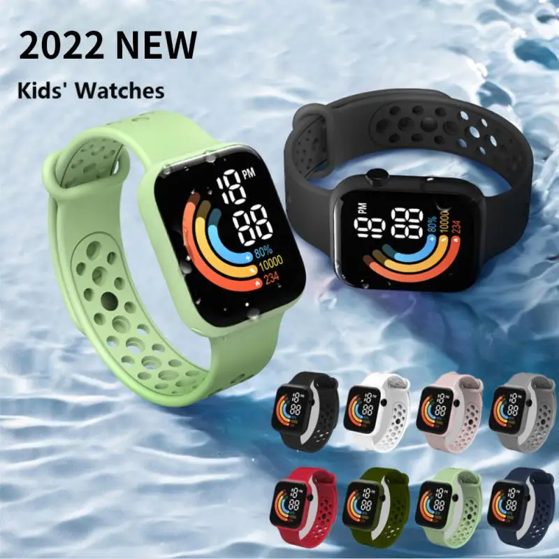 

Electronic Student Watch Boy Girl Children LED Digital Watch Women Men Couple Watches Outdoor Sports Running Waterproof Watch