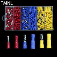 cold pressure bullet terminal safety insulation durable fast pluggable wire plug spring crimper connector crimping line pressing