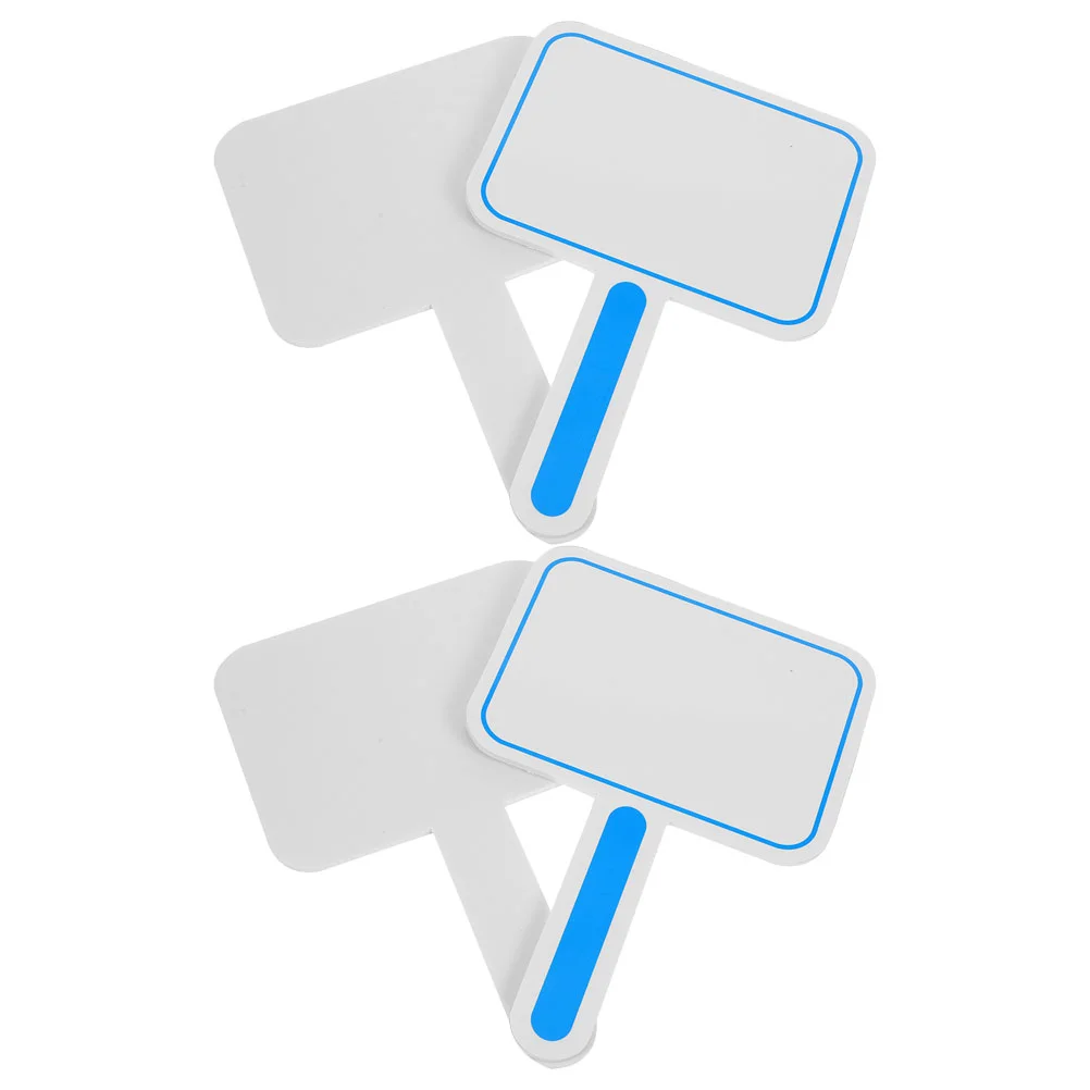 

4Pcs Handheld Boards Single Sided Paddles Handheld Whiteboards Padding Whiteboards