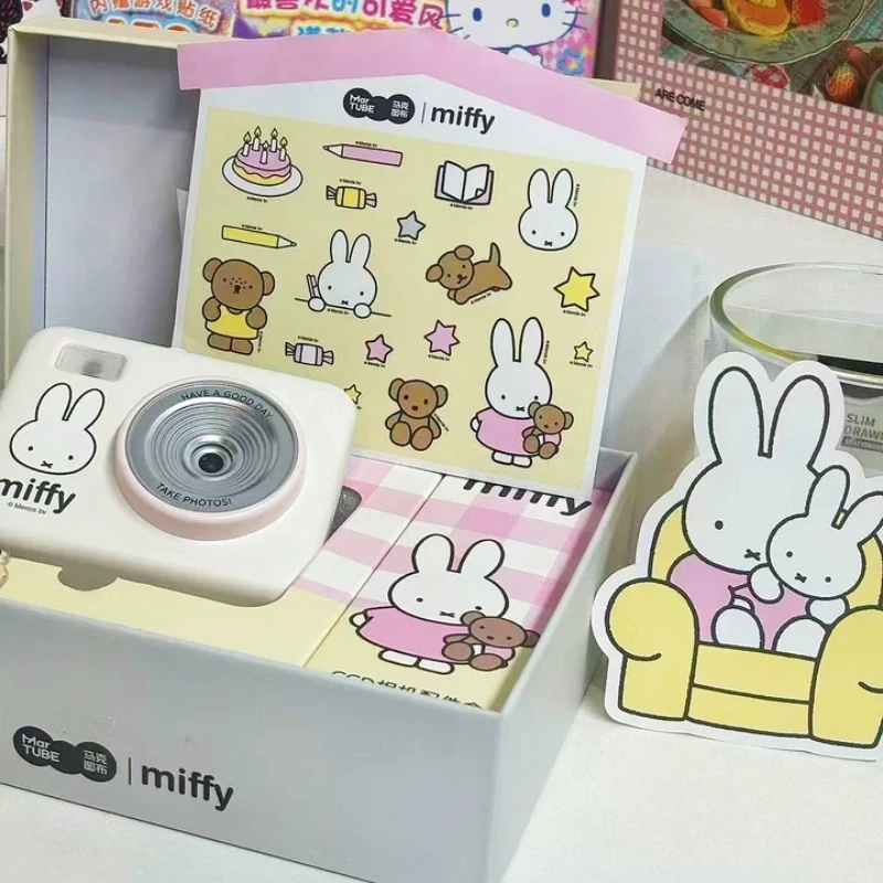 Камера Miffy CCD, 68 миллионов пикселей, поворотный экран на 180 градусов, встроенный светодиодный фонарь, 10 фильтров, без карты памяти, подарок на день рождения для девочки (art.: 3920da7bd766d) - 3920da7bd766d