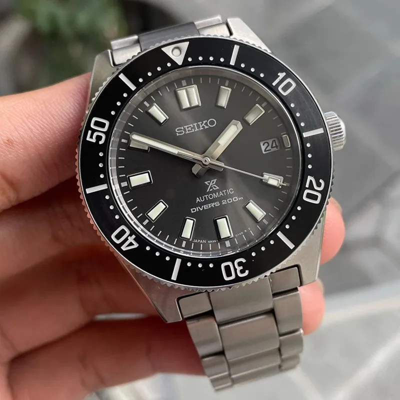 

Seiko Prospex SPB143J1 1965 Dive Gray Dial Stainless Steel Strap Men's Quartz Watch Luminous Date Watches Luxury Men Best Gift