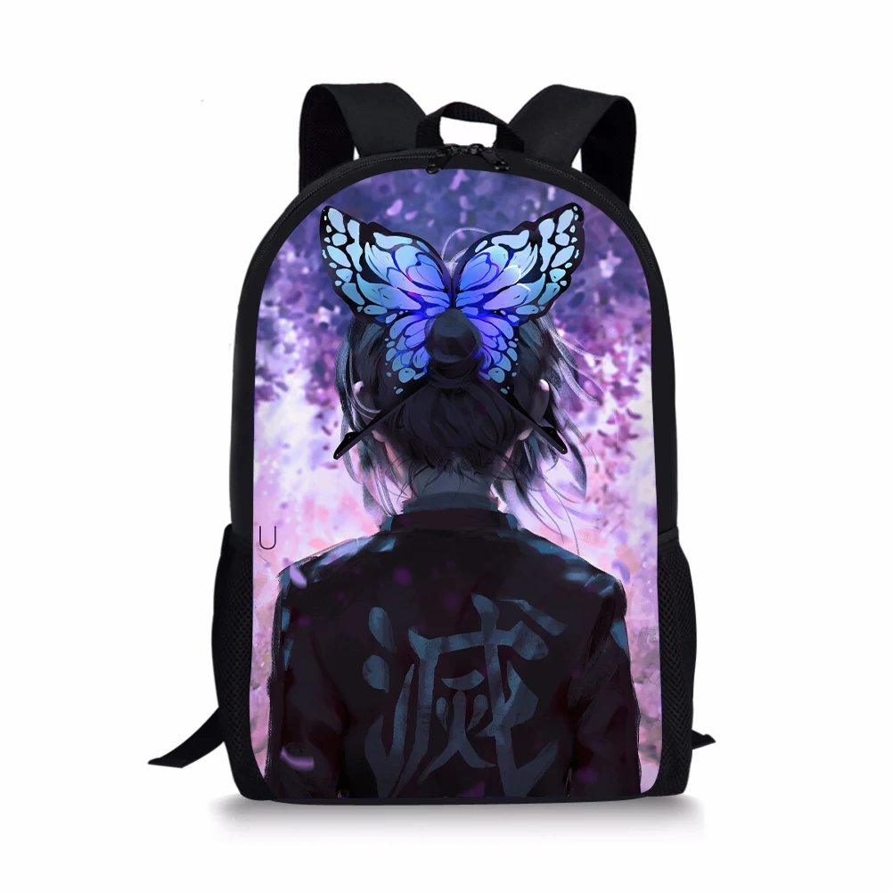 

Kimetsu No Yaiba Element Printing Pattern School Backpacks Personalized Kids Daypack New Design Rucksack for Teenager