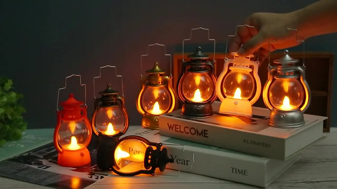 Рождественские украшения керосиновая лампа в стиле ретро подвесные на Хэллоуин