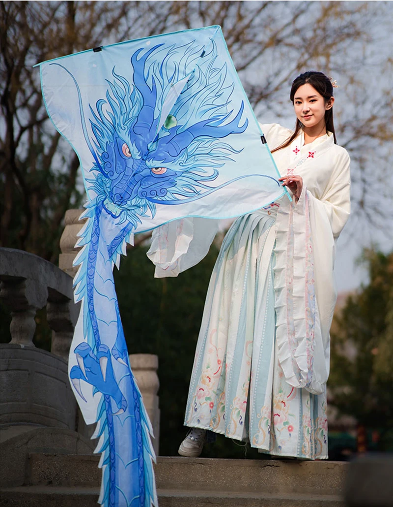 Бесплатная доставка 6 м воздушные змеи-драконы летающие игрушки для детей змеи