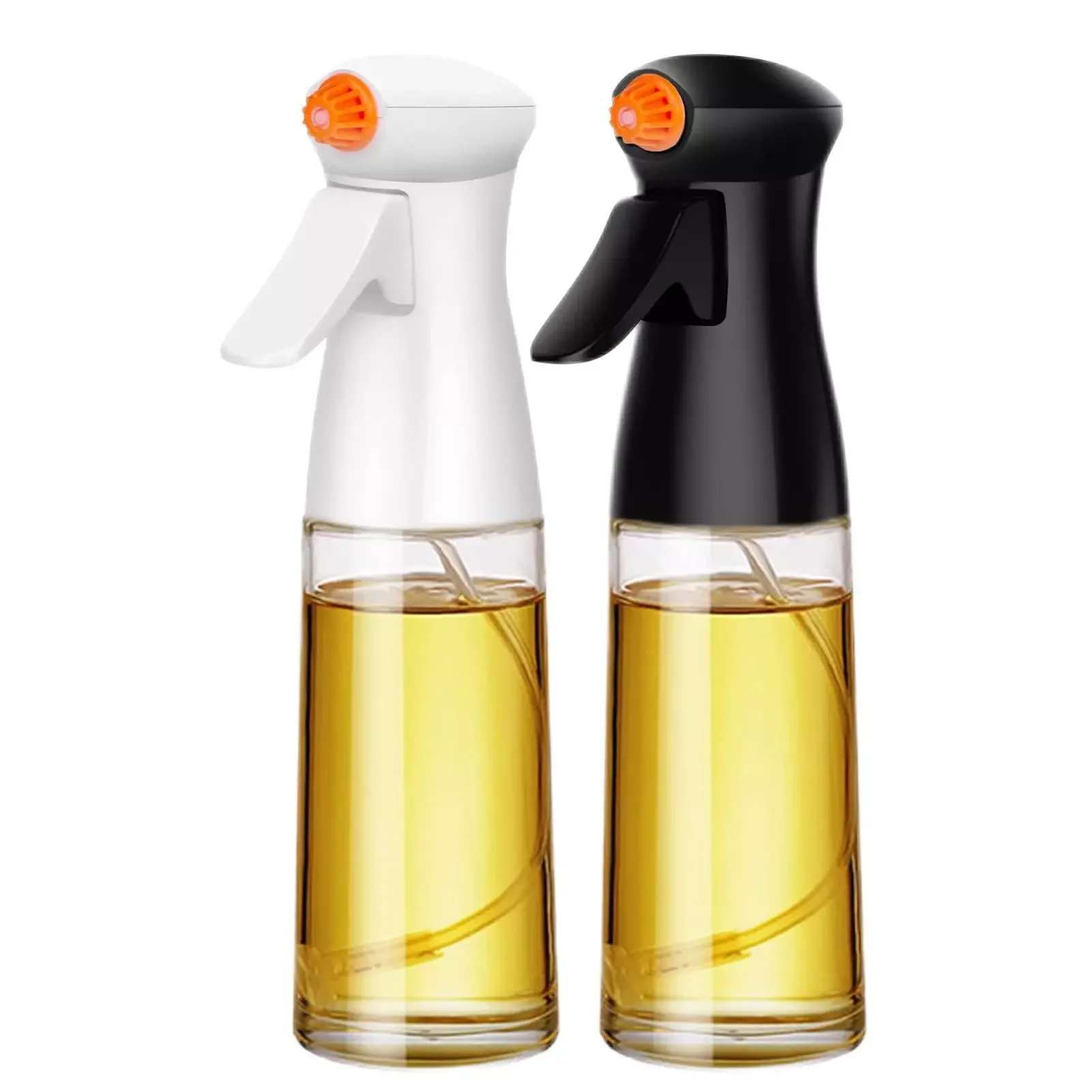 

NEW2023 Oil Sprayer For Cooking Oil Mister For Air Fryer 230ml Replaceable Nozzle Glass Cooking Oil Spray Bottle Dispenser With