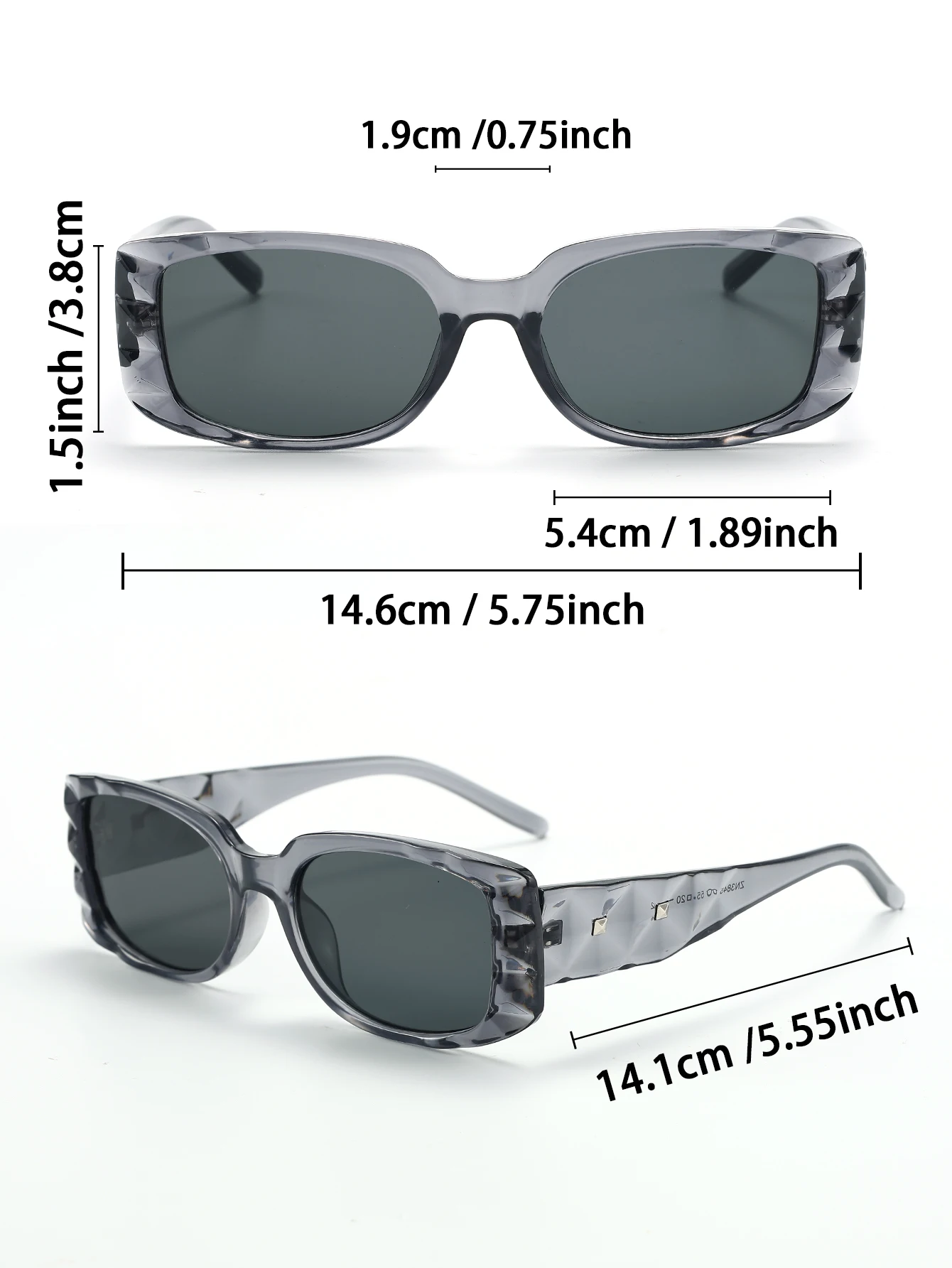 1 шт. квадратная пластиковая оправа модные повседневные уличные стильные