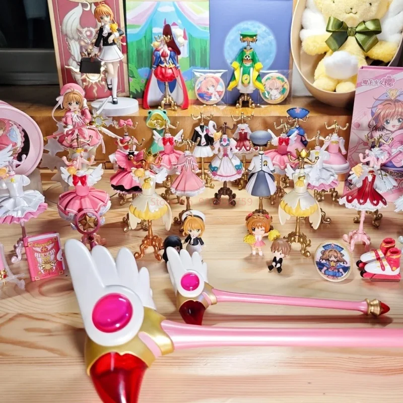 Подлинная Bandai Card Captor Sakura Gashapon, игрушки, вешалка для одежды, серия для укладки, аниме-фигурка, модель, украшение, креативные подарки (art.: 3920cf4656e2b) - 3920cf4656e2b